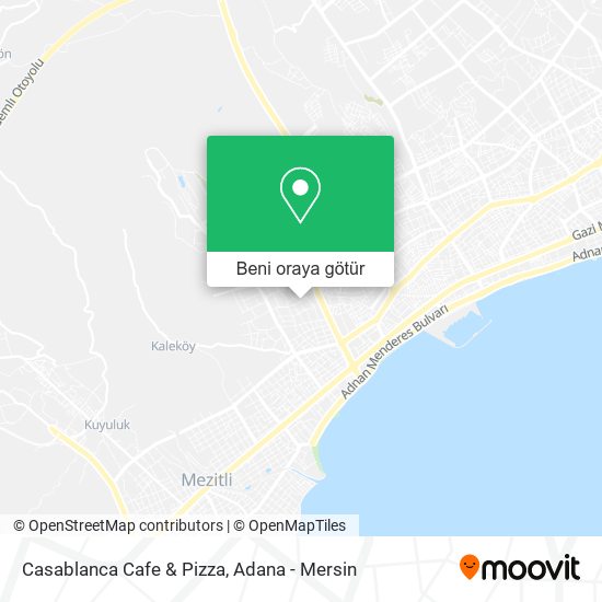 Casablanca Cafe & Pizza harita