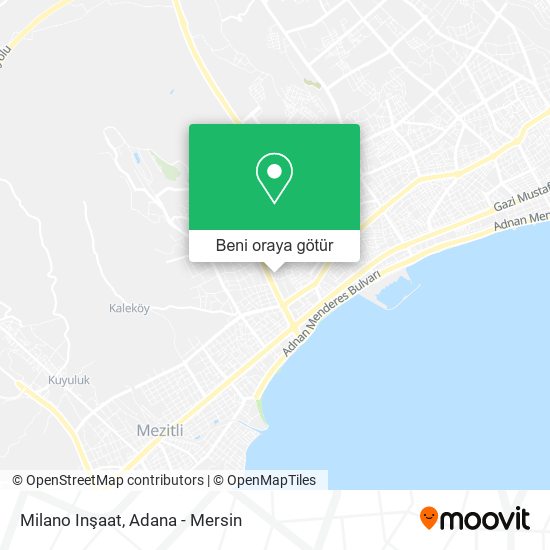 Milano Inşaat harita