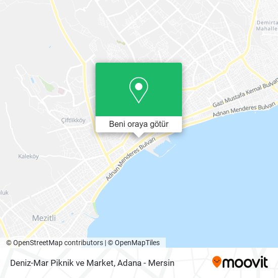 Deniz-Mar Piknik ve Market harita