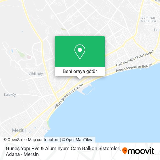 Güneş Yapı Pvs & Alüminyum Cam Balkon Sistemleri harita