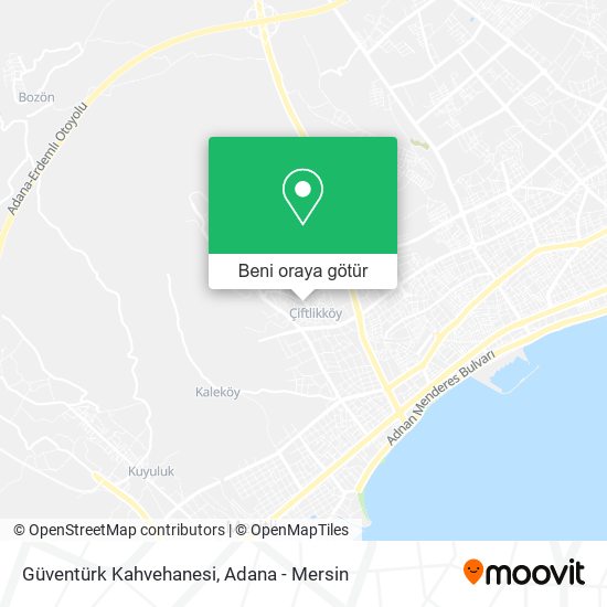 Güventürk Kahvehanesi harita