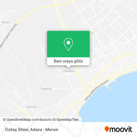 Özdaş Sitesi harita