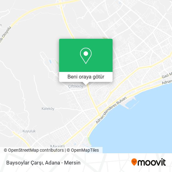 Baysoylar Çarşı harita