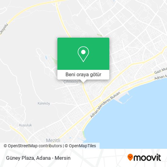 Güney Plaza harita