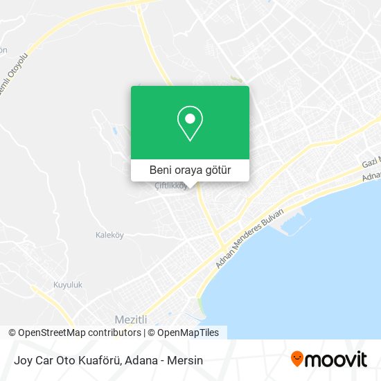 Joy Car Oto Kuaförü harita