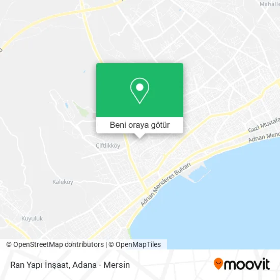 Ran Yapı İnşaat harita
