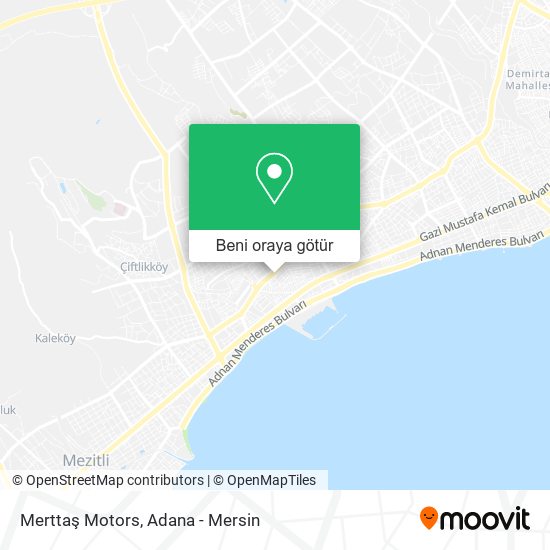 Merttaş Motors harita