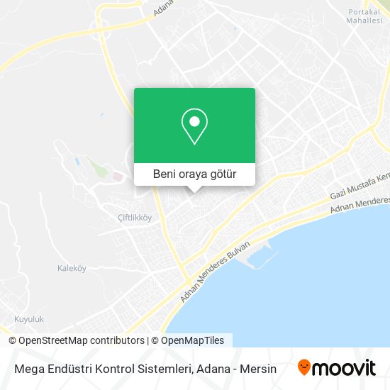 Mega Endüstri Kontrol Sistemleri harita