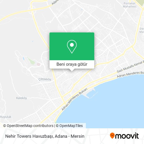 Nehir Towers Havuzbaşı harita