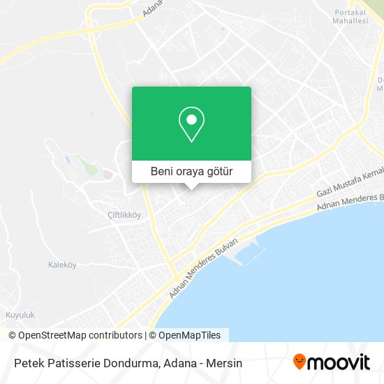 Petek Patisserie Dondurma harita
