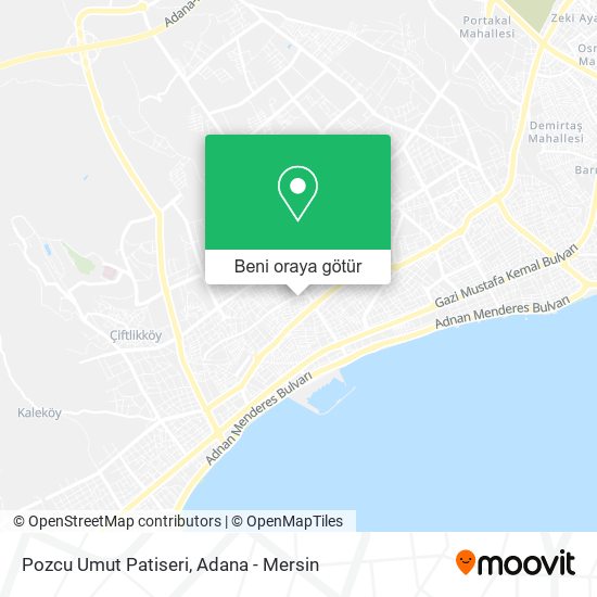 Pozcu Umut Patiseri harita