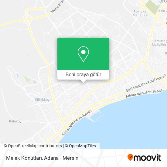 Melek Konutları harita