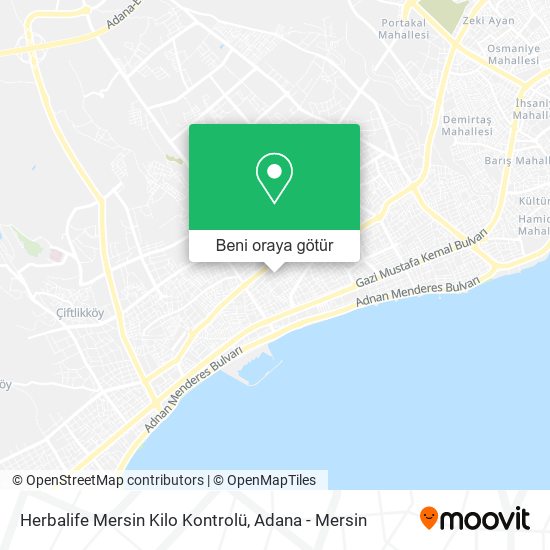 Herbalife Mersin Kilo Kontrolü harita