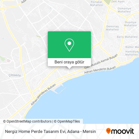 Nergiz Home Perde Tasarım Evi harita
