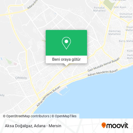 Aksa Doğalgaz harita
