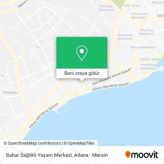 Bahar Sağlıklı Yaşam Merkezi harita