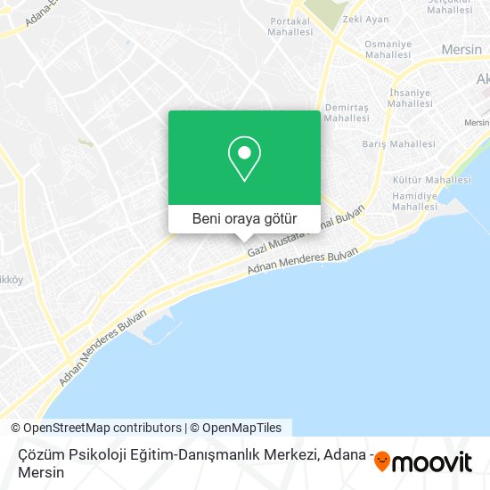 Çözüm Psikoloji Eğitim-Danışmanlık Merkezi harita