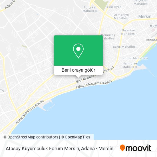 Atasay Kuyumculuk Forum Mersin harita