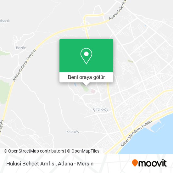 Hulusi Behçet Amfisi harita