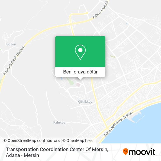Transportation Coordination Center Of Mersin harita