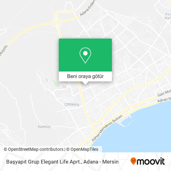 Başyapıt Grup Elegant Life Aprt. harita