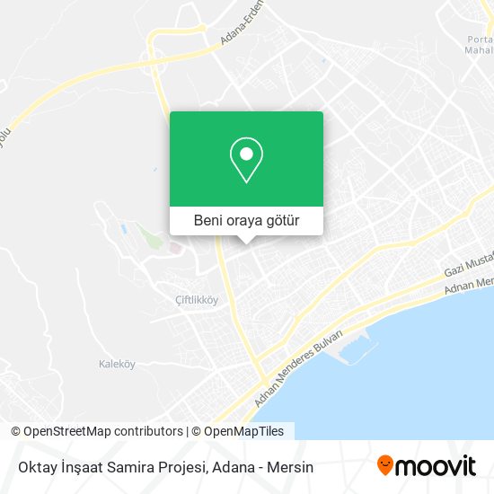 Oktay İnşaat Samira Projesi harita