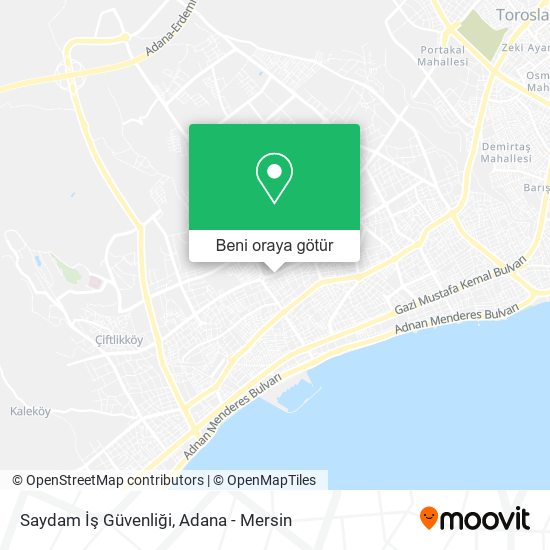 Saydam İş Güvenliği harita
