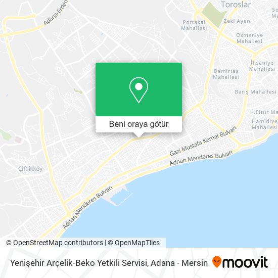 Yenişehir Arçelik-Beko Yetkili Servisi harita