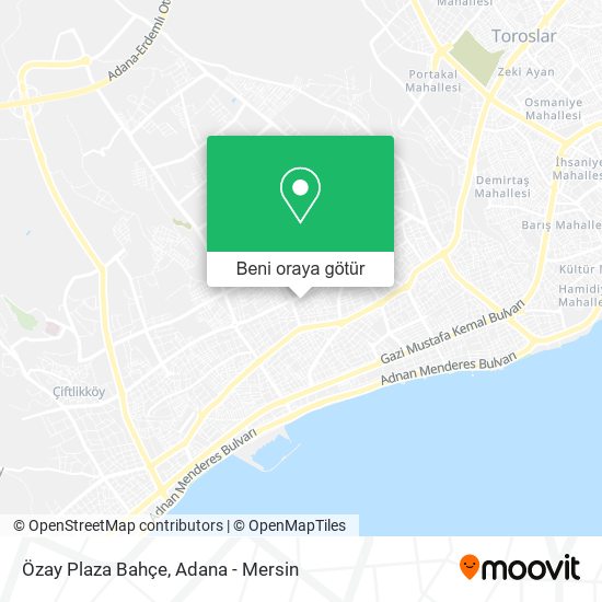Özay Plaza Bahçe harita