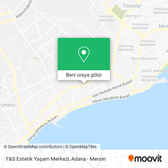 F&S Estetik Yaşam Merkezi harita