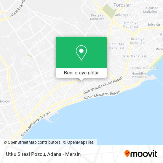 Utku Sitesi Pozcu harita