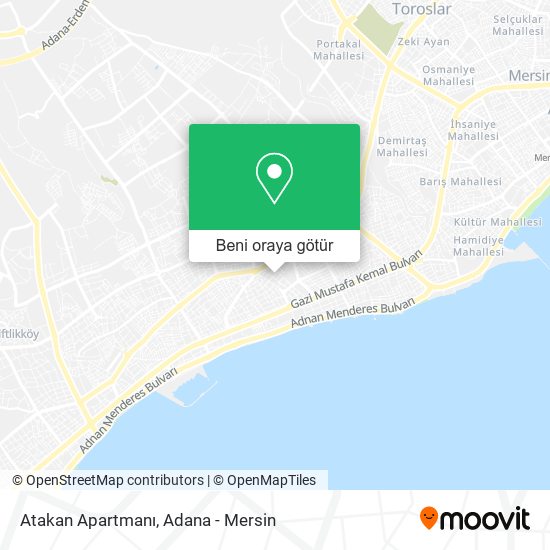 Atakan Apartmanı harita