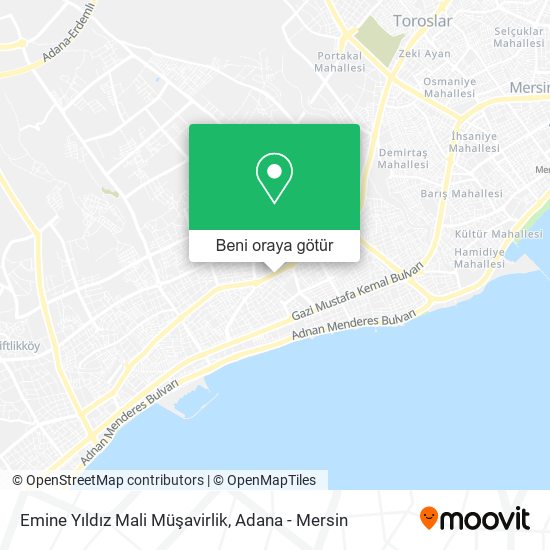 Emine Yıldız Mali Müşavirlik harita