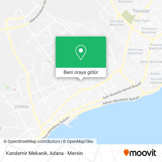 Kandemir Mekanik harita
