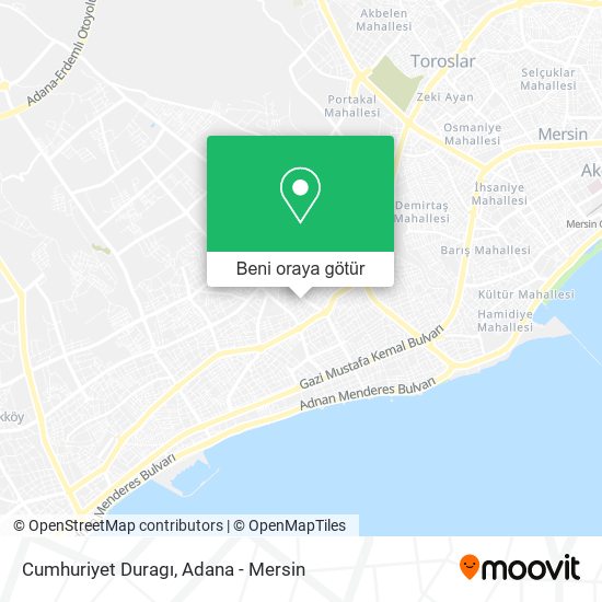 Cumhuriyet Duragı harita