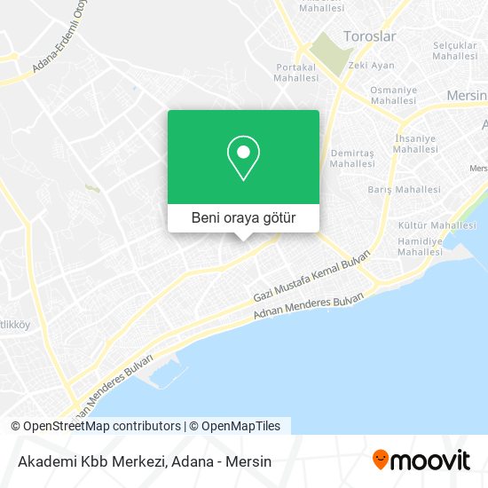 Akademi Kbb Merkezi harita