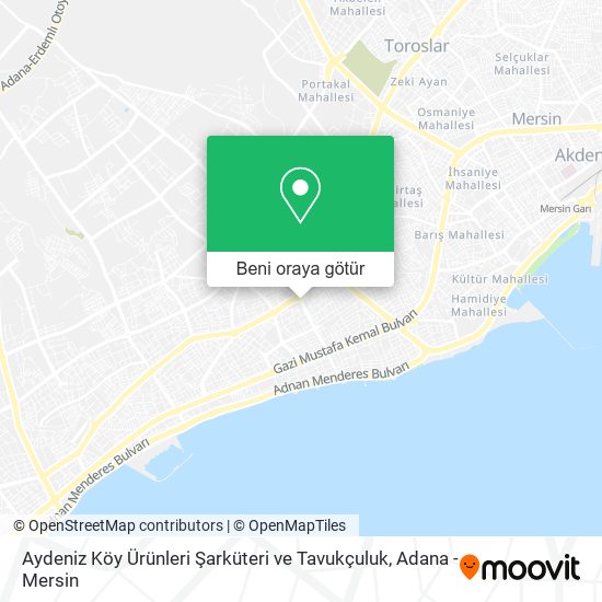 Aydeniz Köy Ürünleri Şarküteri ve Tavukçuluk harita