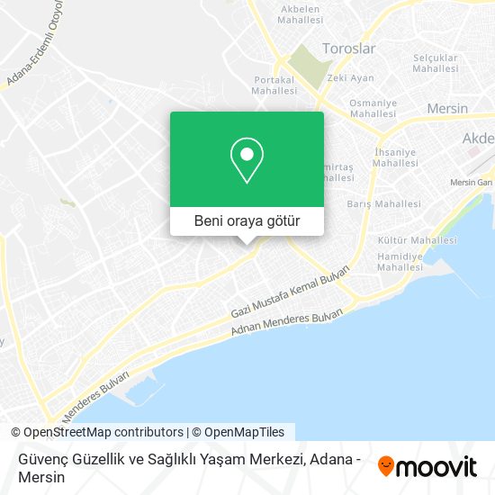 Güvenç Güzellik ve Sağlıklı Yaşam Merkezi harita