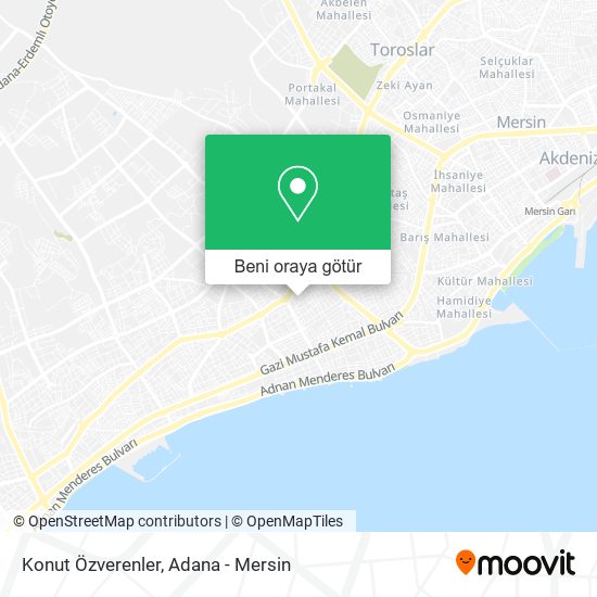 Konut Özverenler harita