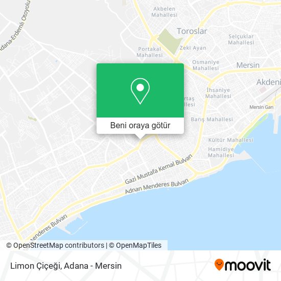 Limon Çiçeği harita