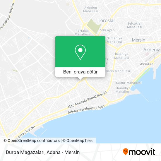Durpa Mağazaları harita
