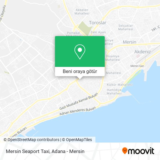 Mersin Seaport Taxi harita