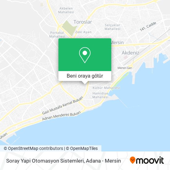 Soray Yapi Otomasyon Sistemleri harita