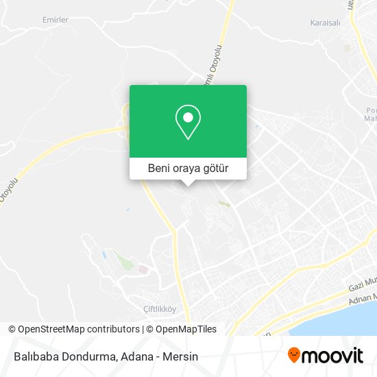 Balıbaba Dondurma harita