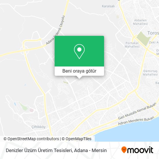 Denizler Üzüm Üretim Tesisleri harita