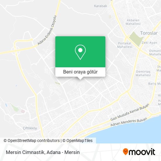 Mersin Cimnastik harita