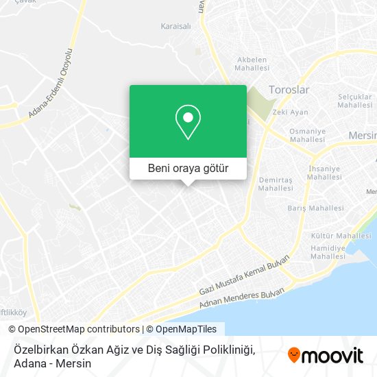 Özelbirkan Özkan Ağiz ve Diş Sağliği Polikliniği harita