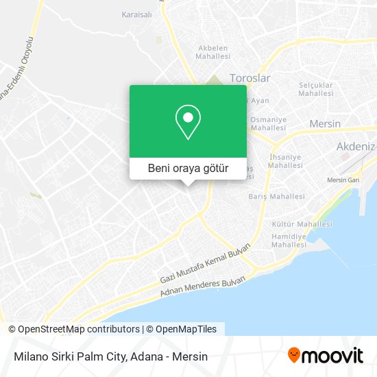 Milano Sirki Palm City harita