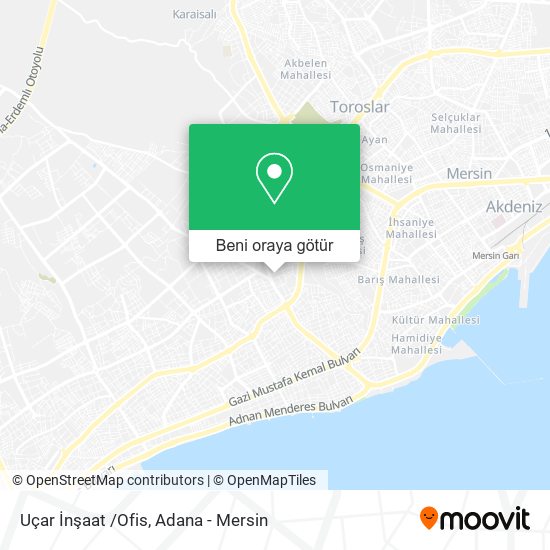 Uçar İnşaat /Ofis harita