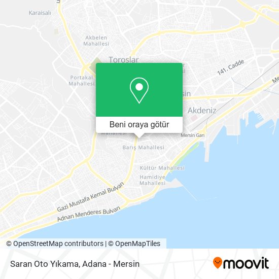 Saran Oto Yıkama harita